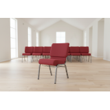 Kostelní židle AMBASSADOR červený