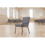 Kostelní židle AMBASSADOR šedá
