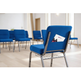 Kostelní židle AMBASSADOR tmavě modré