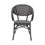 Technorattanová židle CAMILLO grafitově