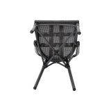 Technoratanová židle MATTEO grafitově