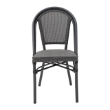 Technoratanová židle MATTEO grafitově