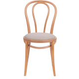 Dřevěné restaurační židle MONET 18 béžový sedák