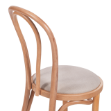 Dřevěné restaurační židle MONET 18 béžový sedák