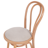 Dřevěné restaurační židle MONET 18 béžový sedák