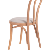 Dřevěné restaurační židle MONET 18 béžový sedák