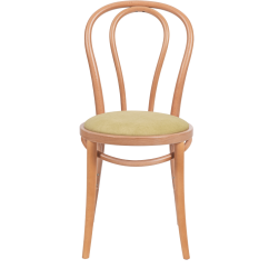 Dřevěné restaurační židle MONET 18 pistáciový sedák