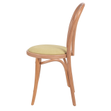 Dřevěné restaurační židle MONET 18 pistáciový sedák