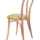 Dřevěné restaurační židle MONET 18 pistáciový sedák