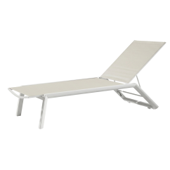Bazénové lehátko RIVIERA bílo-béžové