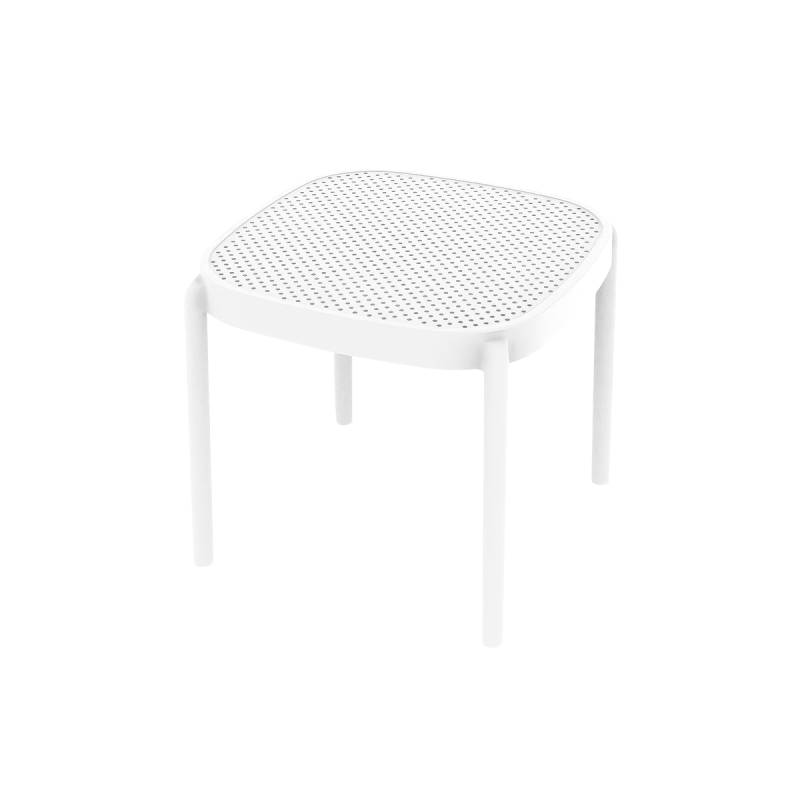 Stolek pro pivní zahrádku ARIA 46x45 bílý