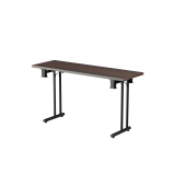 Skladací stôl FOLD-L BL 138x45 Tmavý ořech