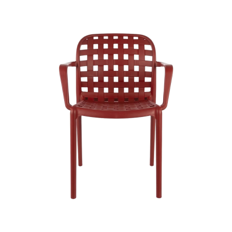 Židle do pivních zahrádek FILO červená