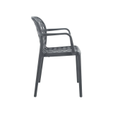Židle do pivních zahrádek FILO antracitová