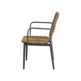 Technorattanová židle DIEGO hnědá