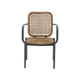 Technorattanová židle DIEGO hnědá