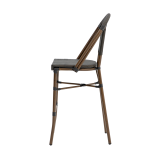 Technorattanová židle MATTEO BAR hnědý