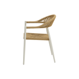 Technorattanová židle EMILIO béžová