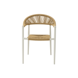 Technorattanová židle EMILIO béžová