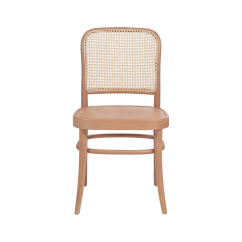 Dřevěné restaurační židleLOOMI 811 rattan přírodní