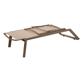 Hliníkové bazénové lehátko RIVIERA šampaňské