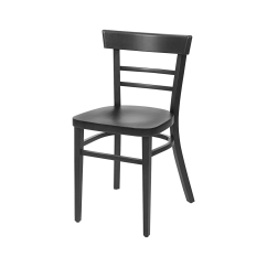 Dřevěné restaurační židle EPIC černá