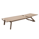 Hliníkové bazénové lehátko RIVIERA šampaňské