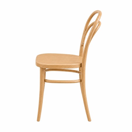 Dřevěné restaurační židle ICONIC přírodní