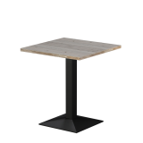 Bistro Stôl GIZA 68x68 dub cortona se světlou dřevěnou hranou