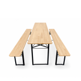 Pivní set WOODY SOLID 220x50 borovice