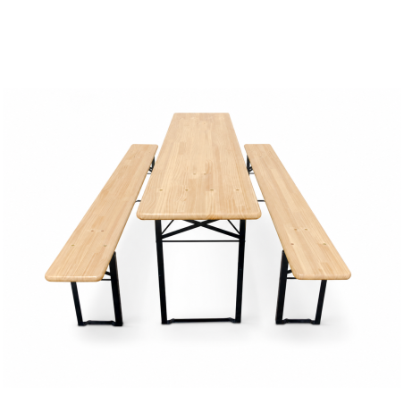 Pivní set WOODY SOLID 220x50 borovice