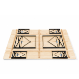 Pivní set WOODY SOLID 220x70 borovice