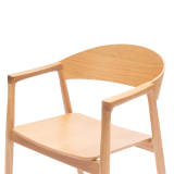 Dřevěné restaurační židle ARDEN přírodní