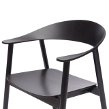 Dřevěné restaurační židle HORIZON černá