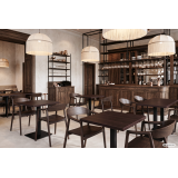 Dřevěné restaurační židle ARDEN smoky