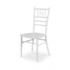 Svatební židle CHIAVARI TIFFANY WOOD bílá